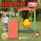 สไลด์เดอร์+ชิงช้า SLIDE SWING CASTLE SET รุ่น JM851 สีเขียว ยี่ห้อ HAPPY BOX